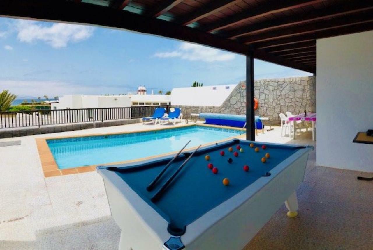 Villa Neptuno With Private Pool, Sea View, Sat-Tv & Free Wifi Плайя-Бланка Екстер'єр фото